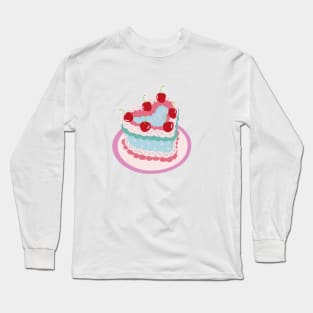 Scorpio Baby Heart Cake Design Long Sleeve T-Shirt